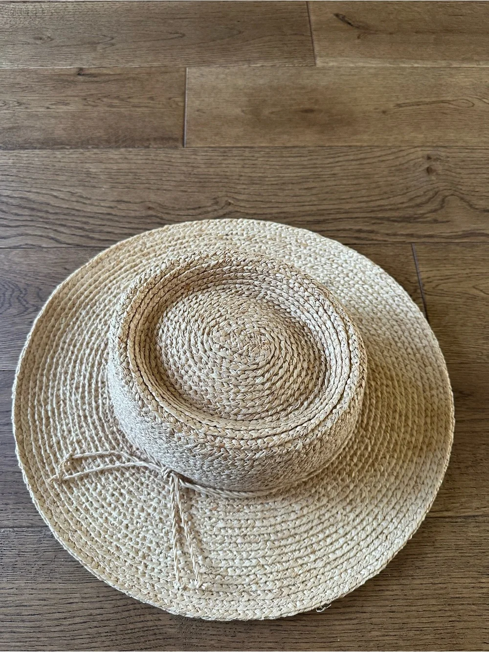 New NWOT Gigi Pip 100% Straw Hat 55 XS Classic